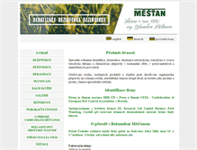 Tablet Screenshot of mestaning.cz